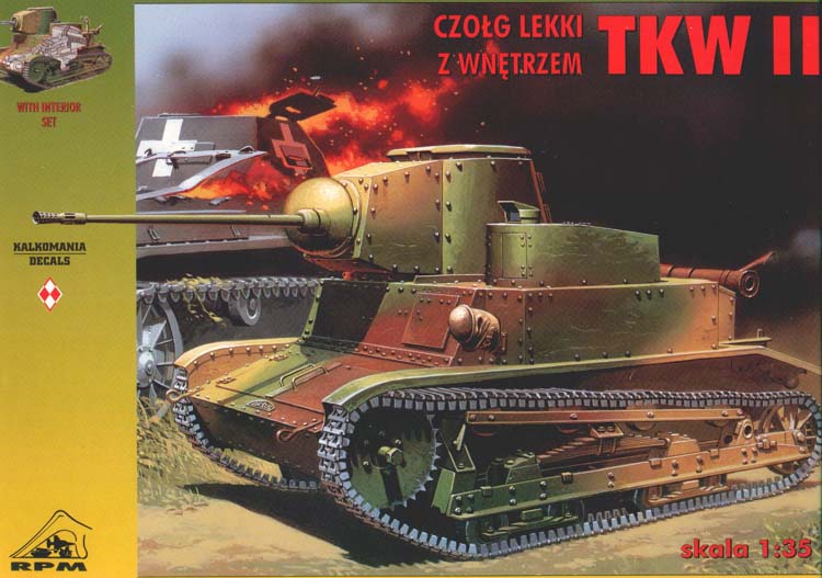 TK 3 ARMOURED RECCE VEHICLE POLISH ARMY MKGS 1939 1/72 RPM 