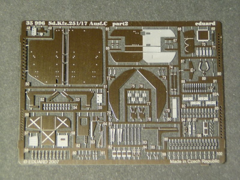 Eduard's 1/35 Photo-etch Sets German AFVs