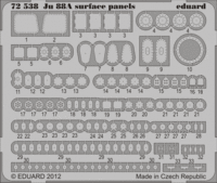 Eduard 1/72 Ju 88A Surface Panels (Self Adhesive)