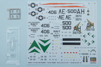 Hasegawa 1/72 AD-6 Skyraider "VA-65 Tigers" Decals