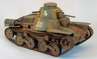 Dragon 1/35 Type 95 Ha-Gō Early Production Right Front