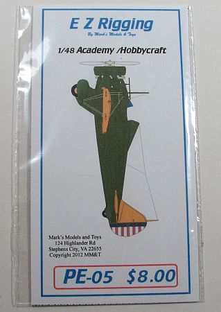 Internet Modeler Starfighter Decals 1/48 Academy/Hobbycraft P-26 EZ Rigging