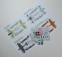 JBr Decals 1/144 Spitfire Mk.IX Decals Niner Detail