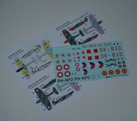 JBr Decals 1/72 Spitfire Niners of the World (Spitfire Mk.IX) Decals