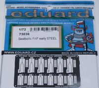 Eduard 1/72 STEELBELTS Seatbelts 2