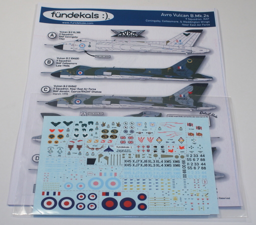 Internet Modeler Fündekals 1/144 Vulcan B.Mk.2 Decals