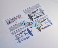 JBr Decals 1/144 Spitfire American Pilots